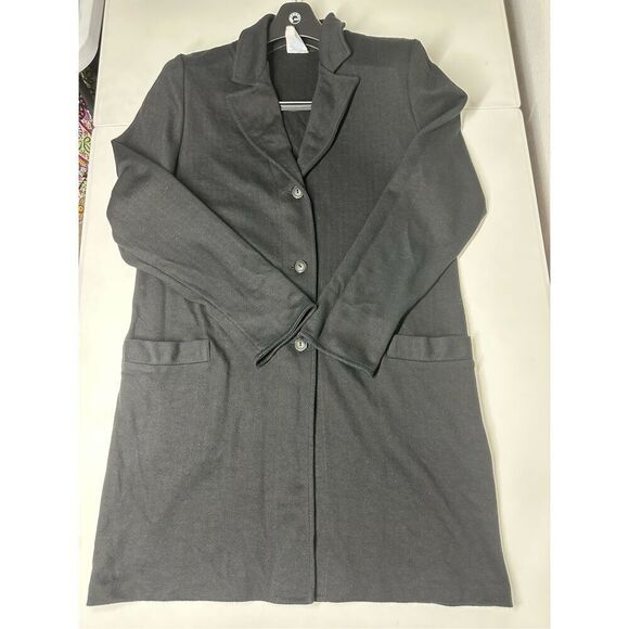 Weekenders Long Blazer Black 3 Buttons Pockets Size M - Picture 5 of 13